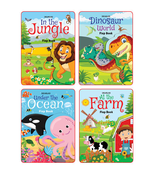 Dreamland Flap Books Combo Pack- 4 Books -  buy in usa 