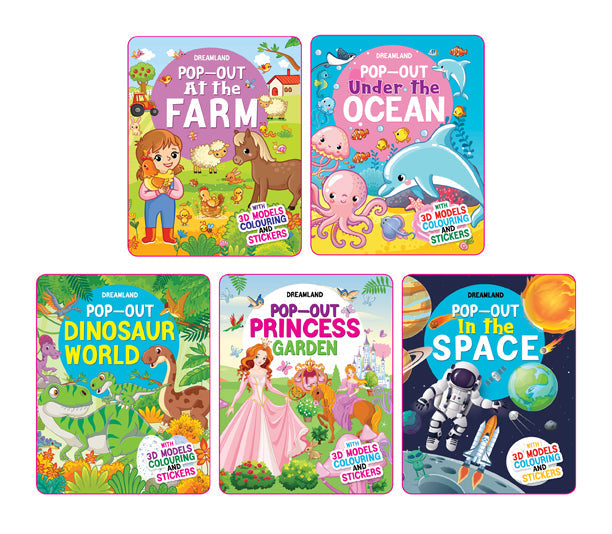 Dreamland Pop- Out Books Pack- 5 Books -  buy in usa 