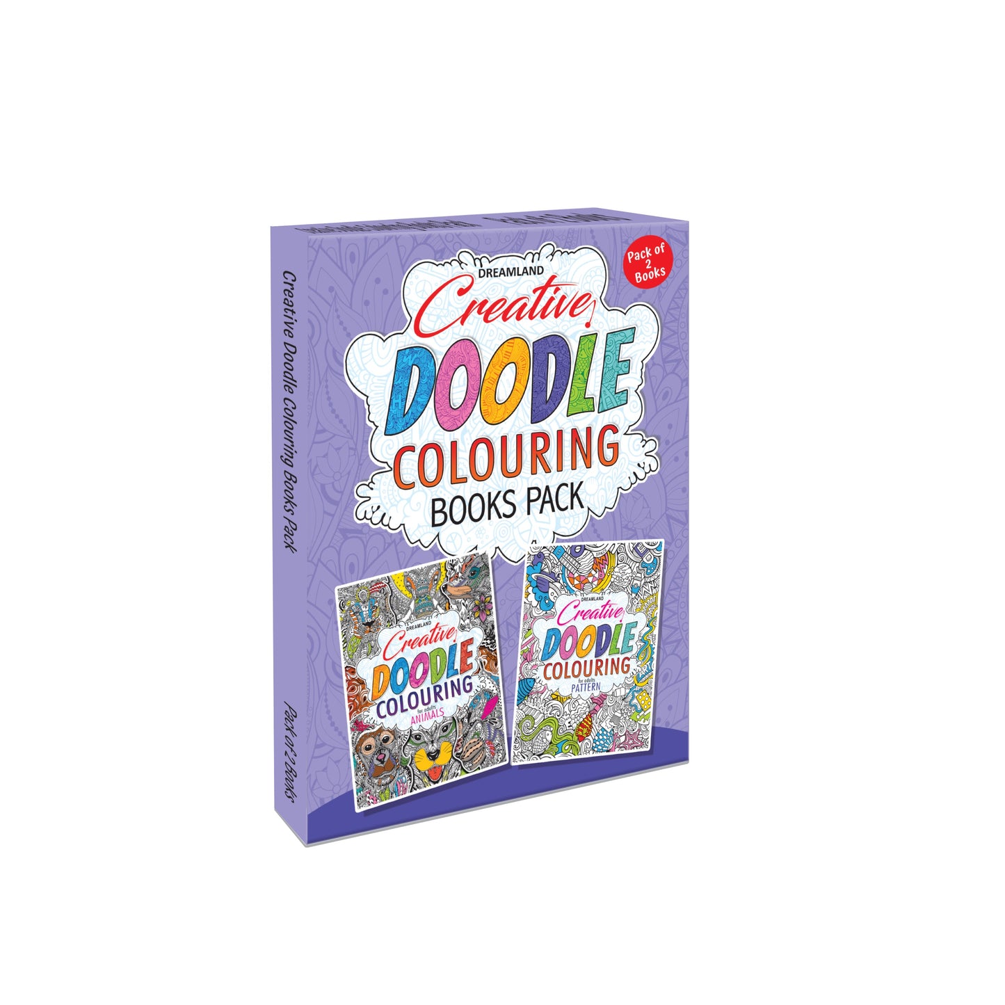 Dreamland Creative Doodle Colouring Books - (2 Titles)