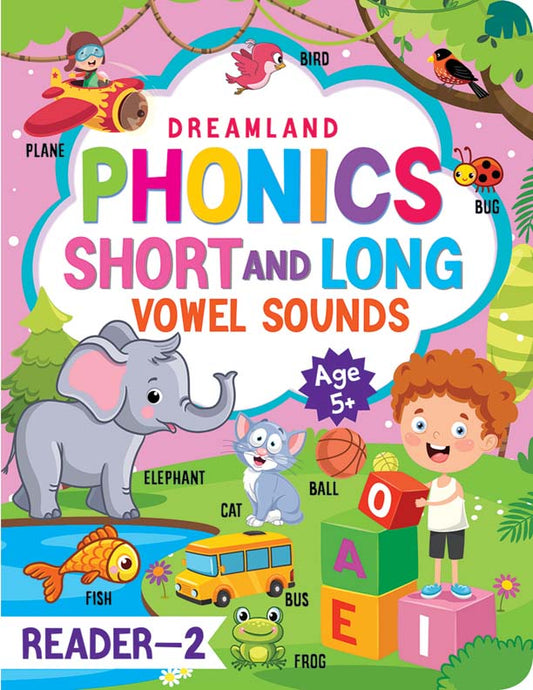 Dreamland Phonics Reader- 2 (Short and Long Vowel Sounds) Age 5+ -  buy in usa 