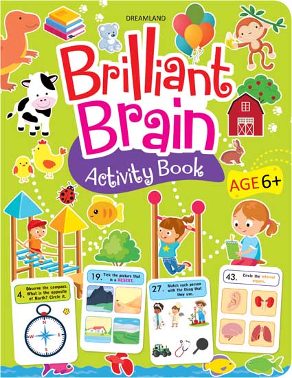 Dreamland Brilliant Brain Activity Book 6+ -  buy in usa 