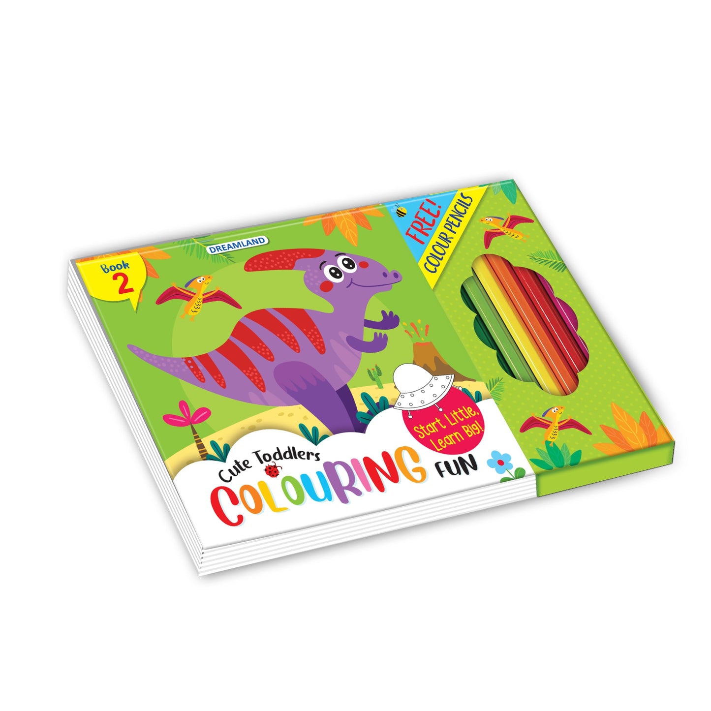 Dreamland Publications Cute Toddlers Colouring Fun Book 2 for Kids