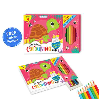 Dreamland Publications Cute Toddlers Colouring Fun Book 4 for Kids