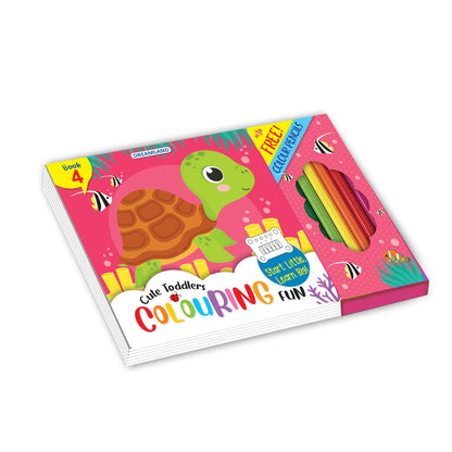 Dreamland Publications Cute Toddlers Colouring Fun Book 4 for Kids