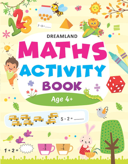 Dreamland Publications Maths Activity Book Age 4+ : Children's Interactive & Activity Book -  buy in usa 