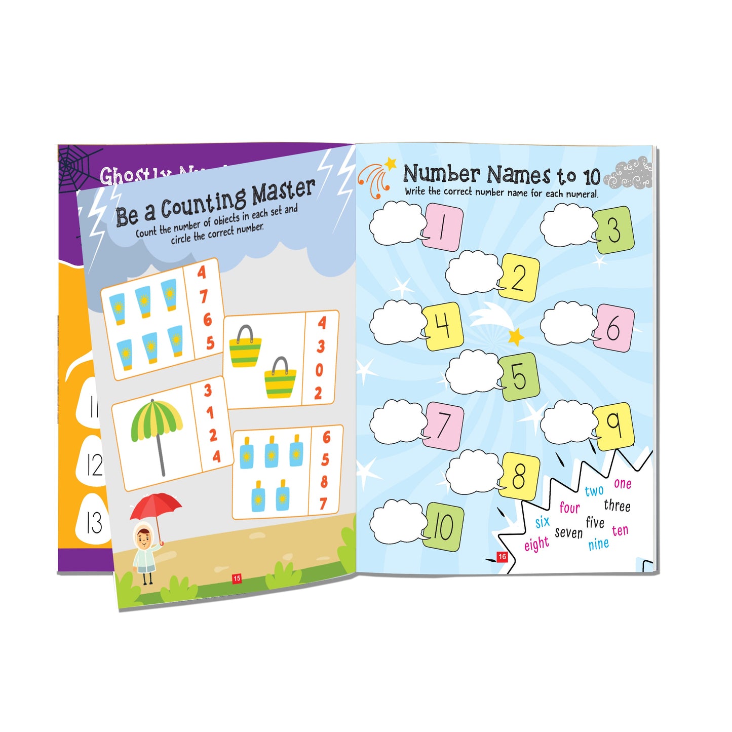 Dreamland Publications Maths Activity Book Age 4+ : Children's Interactive & Activity Book