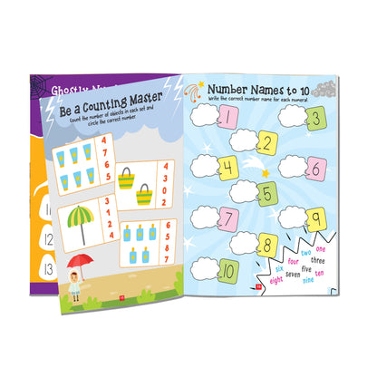 Dreamland Publications Maths Activity Book Age 4+ : Children's Interactive & Activity Book