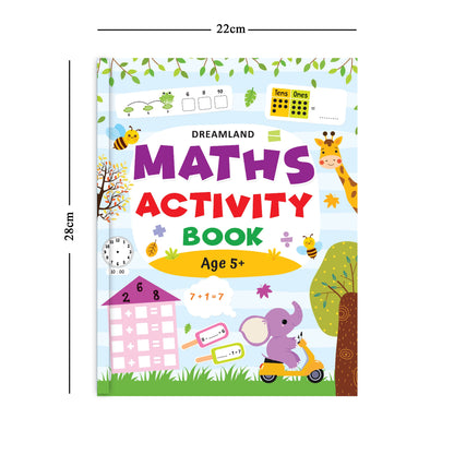 Dreamland Publications Maths Activity Book Age 5+ : Children's Interactive & Activity Book