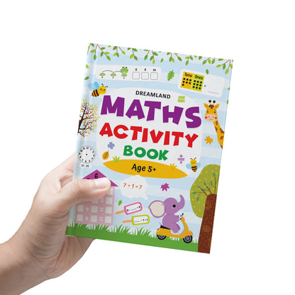 Dreamland Publications Maths Activity Book Age 5+ : Children's Interactive & Activity Book