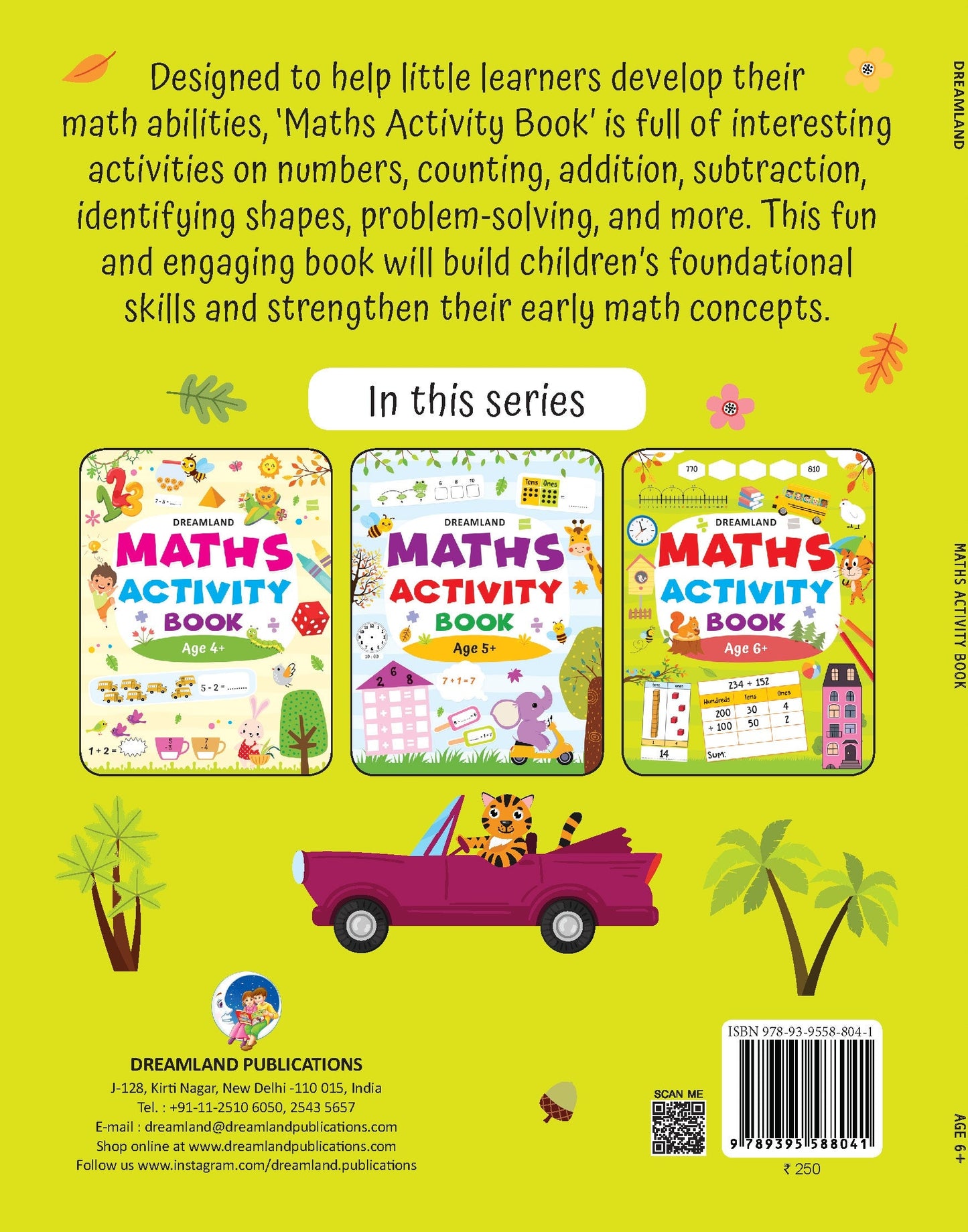 Dreamland Publications Maths Activity Book Age 6+ : Children's Interactive & Activity Book