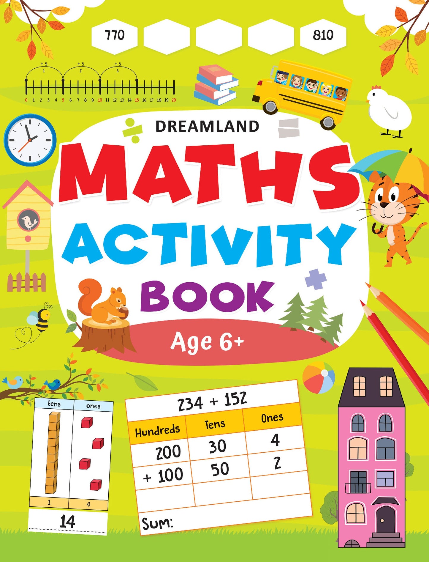 Dreamland Publications Maths Activity Book Age 6+ : Children's Interactive & Activity Book -  buy in usa 