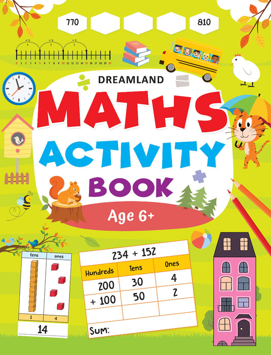 Dreamland Publications Maths Activity Book Age 6+ : Children's Interactive & Activity Book -  buy in usa 