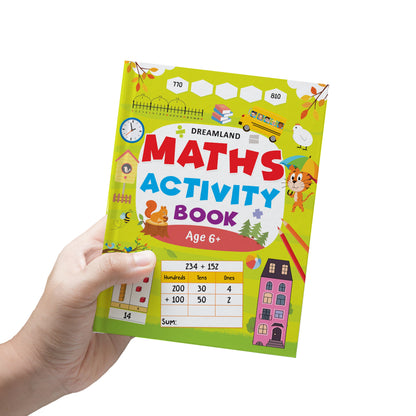 Dreamland Publications Maths Activity Book Age 6+ : Children's Interactive & Activity Book