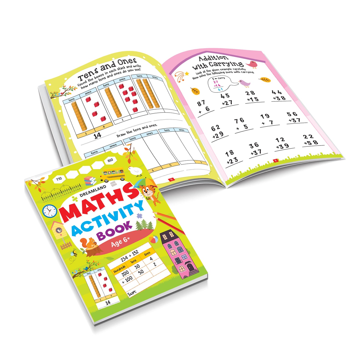 Dreamland Publications Maths Activity Book Age 6+ : Children's Interactive & Activity Book