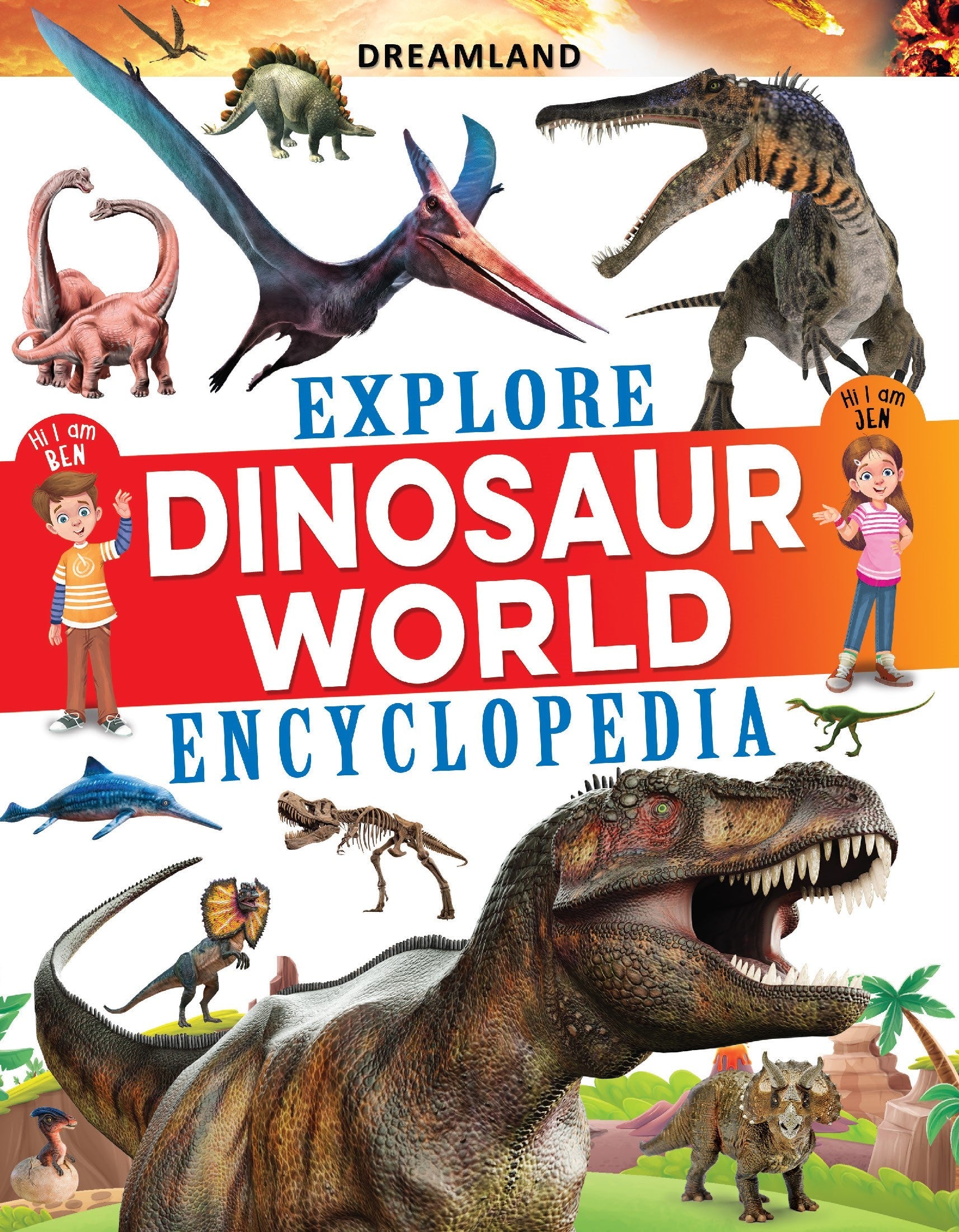 Dreamland Publications Explore Dinosaur World Encyclopedia : Children's Reference Book by -  buy in usa 