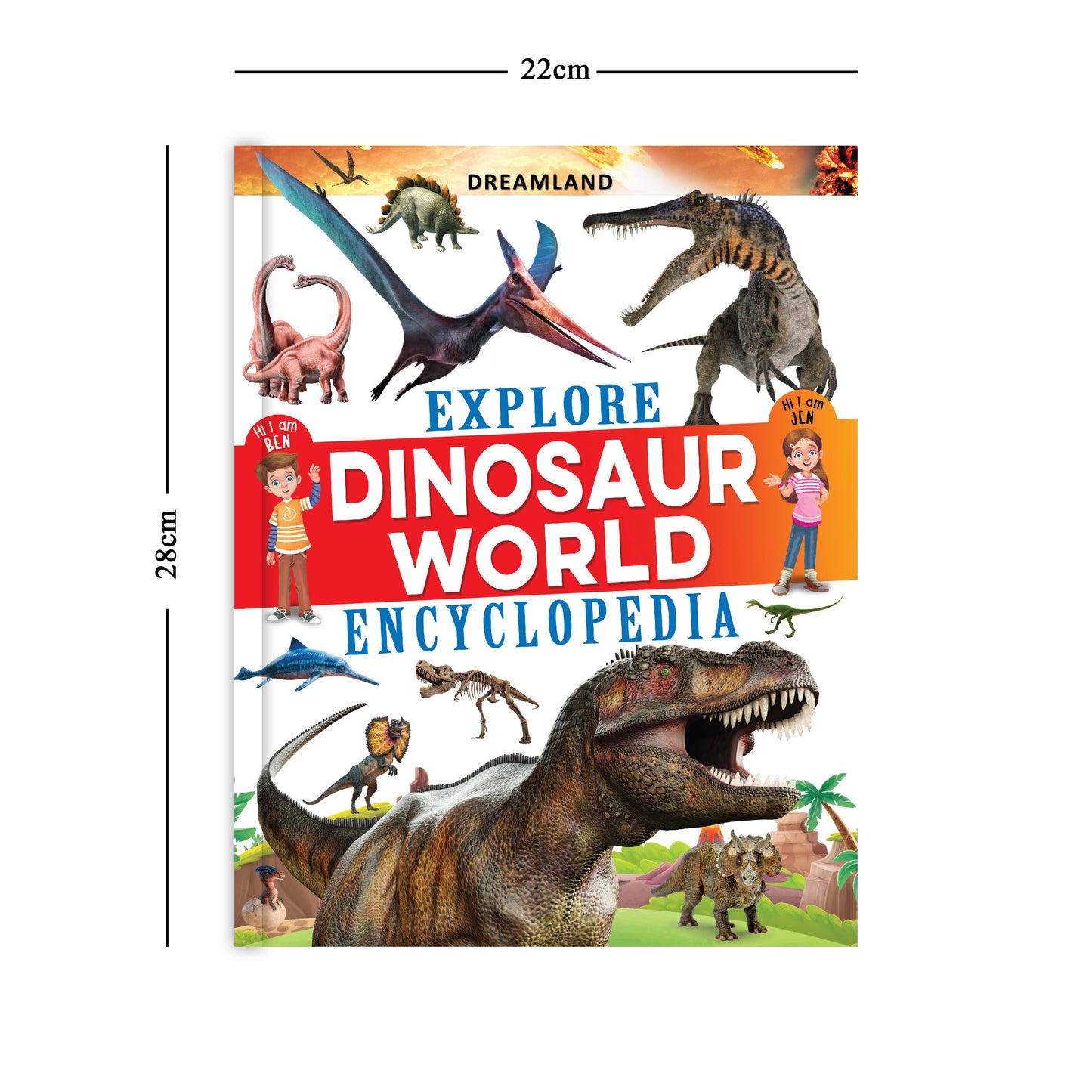 Dreamland Publications Explore Dinosaur World Encyclopedia : Children's Reference Book by