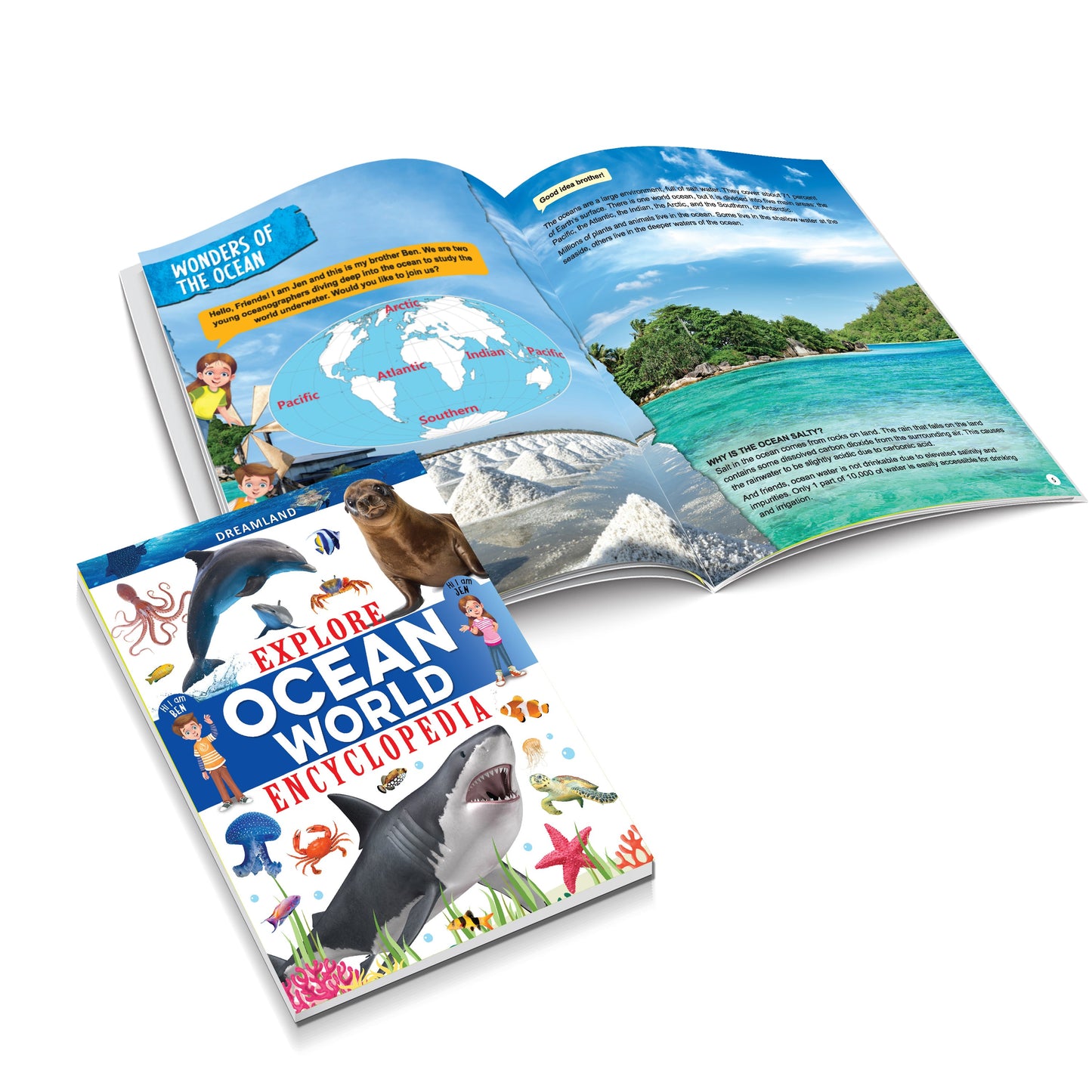 Dreamland Publications Explore Ocean World Encyclopedia : Children's Reference Book