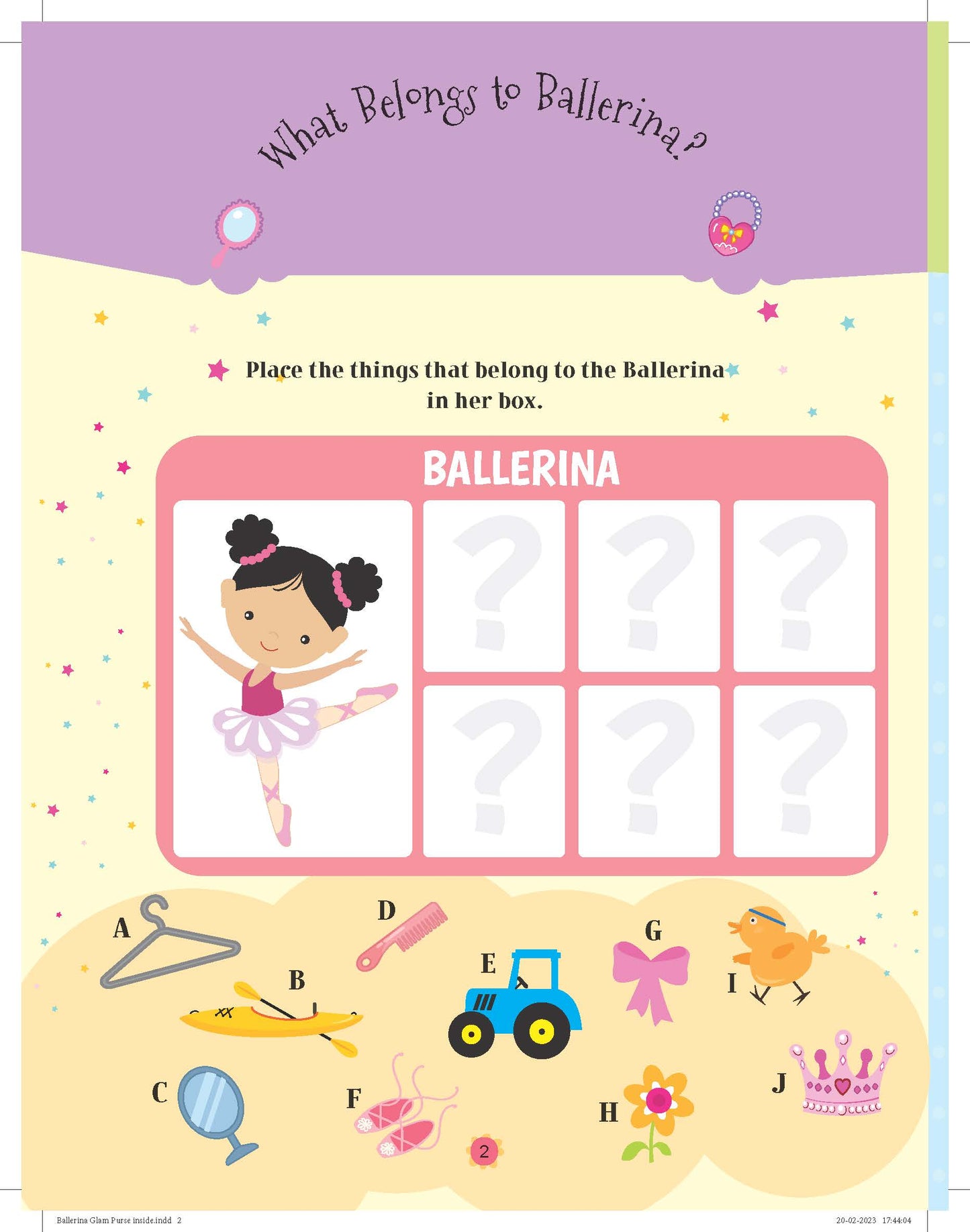 Dreamland Publications My Super Fancy Glam Purse - Beautiful Ballerina : Children's Interactive & Activity Book