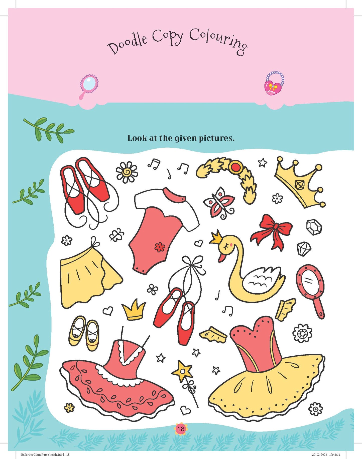 Dreamland Publications My Super Fancy Glam Purse - Beautiful Ballerina : Children's Interactive & Activity Book