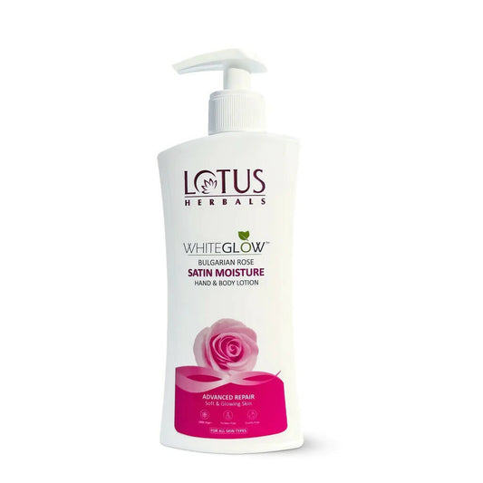 Lotus Herbals WhiteGlow Satin Moisture Hand & Body Lotion - BUDNE