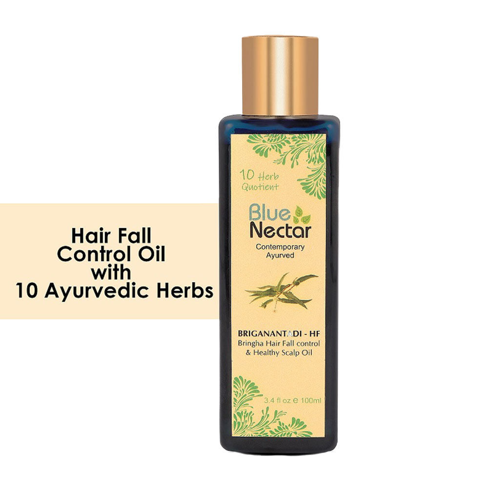 Blue Nectar Briganantadi - Hf Bringha Hair Fall Control & Healthy Scalp Hair Oil