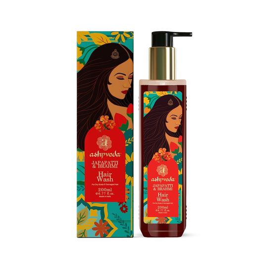 Ashpveda Ayurvedic Japapatti & Brahmi Hair Wash Shampoo