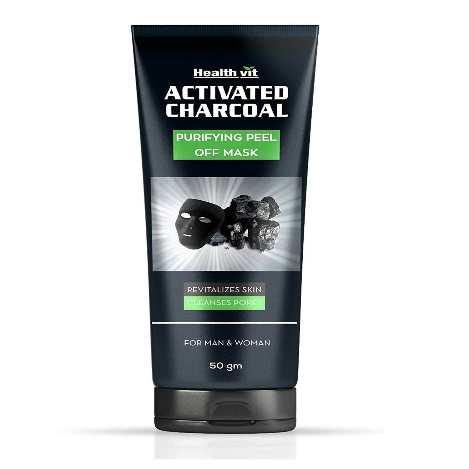 Healthvit Activated Charcoal Purifying Peel Off Mask - usa canada australia