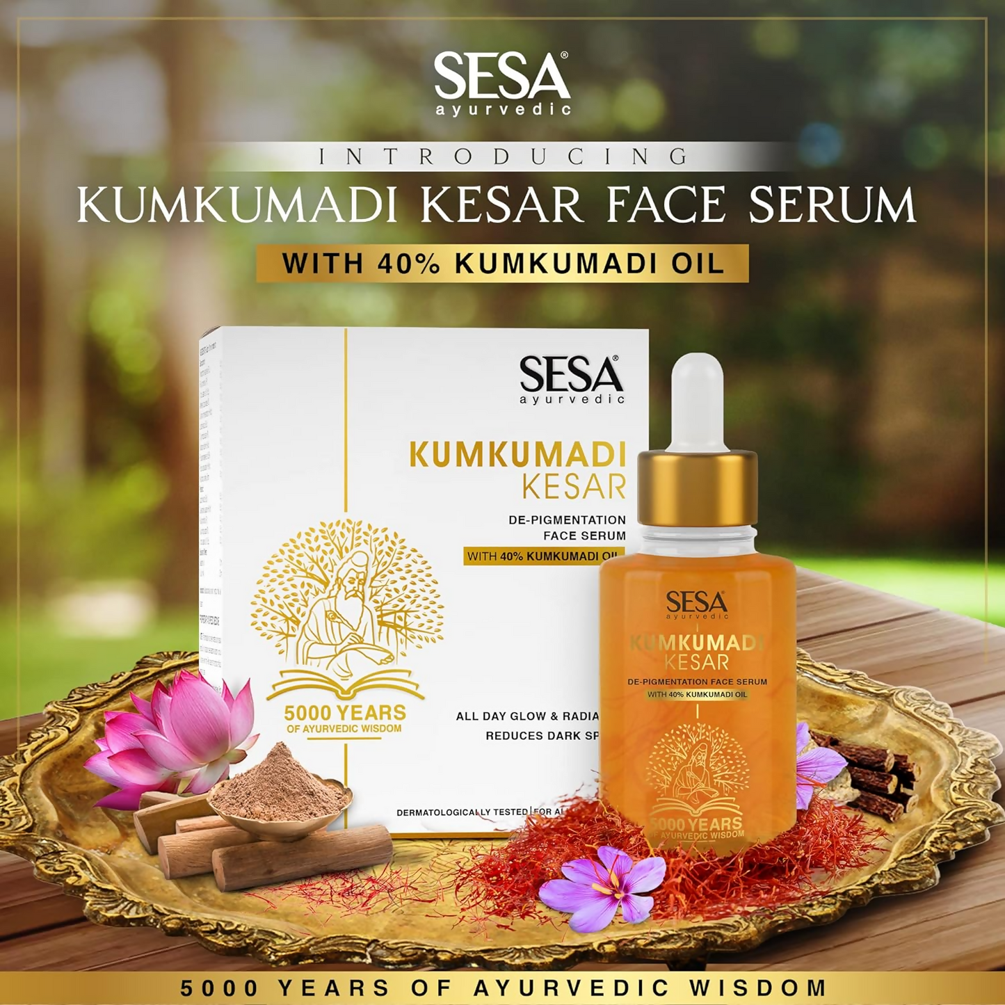 Sesa Ayurvedic Kumkumadi Face Serum