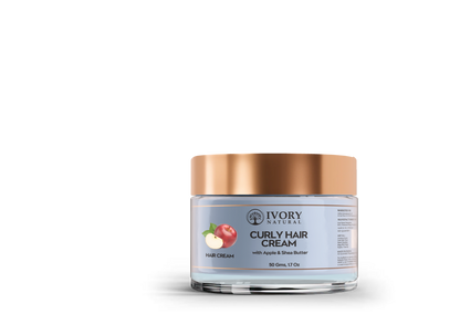 Ivory Natural Curly Hair Cream - Bouncy, Shiny, Humidity-Resistant Curls Hair