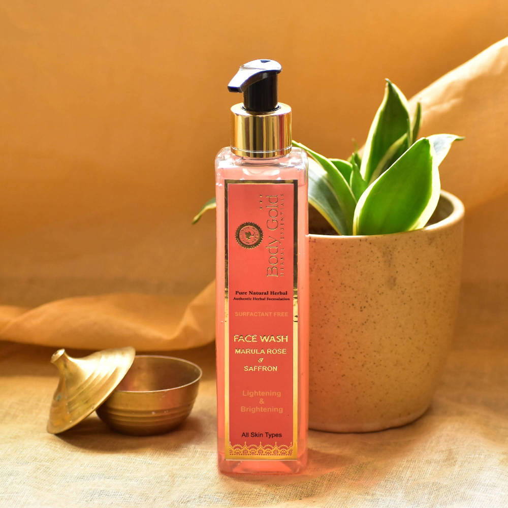 Body Gold Marula Rose & Saffron Face Wash