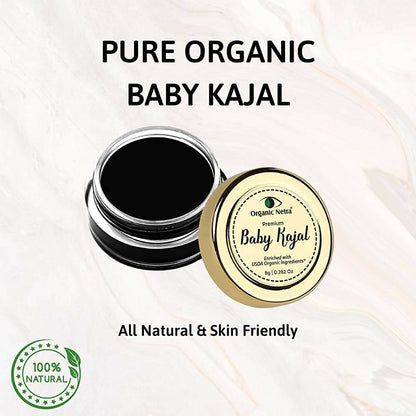 Organic Netra Baby Kajal Water Resistant