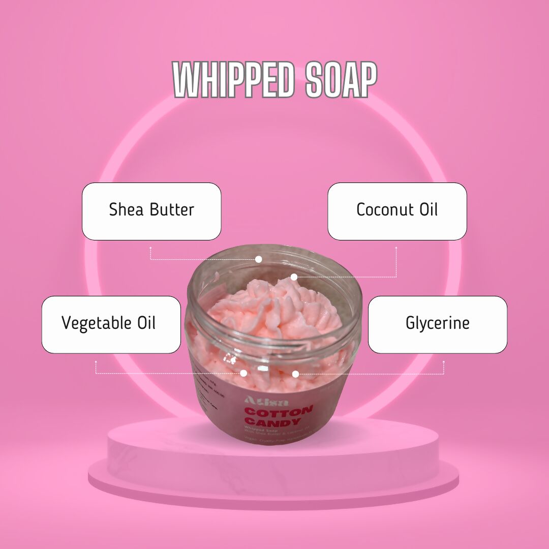 Atisa Cotton Candy Whipped Soap