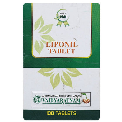Vaidyaratnam Liponil Tablets