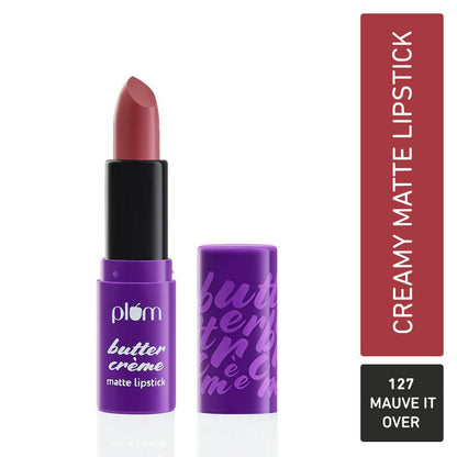 Plum Butter Cr??me Matte Lipstick Mauve It Over - 127 (Dusty Rose)