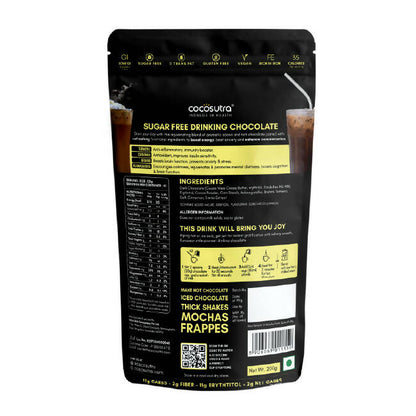 Cocosutra Lite - Focus - Sugar Free Drinking Chocolate Mix