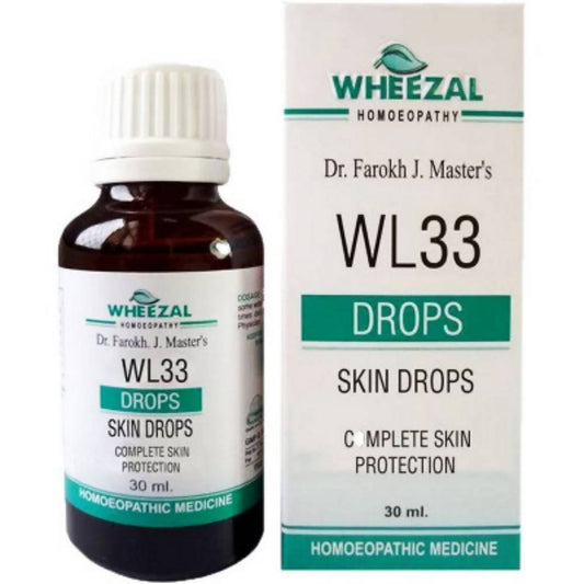 Wheezal Homeopathy WL33 Skin Drops - BUDEN