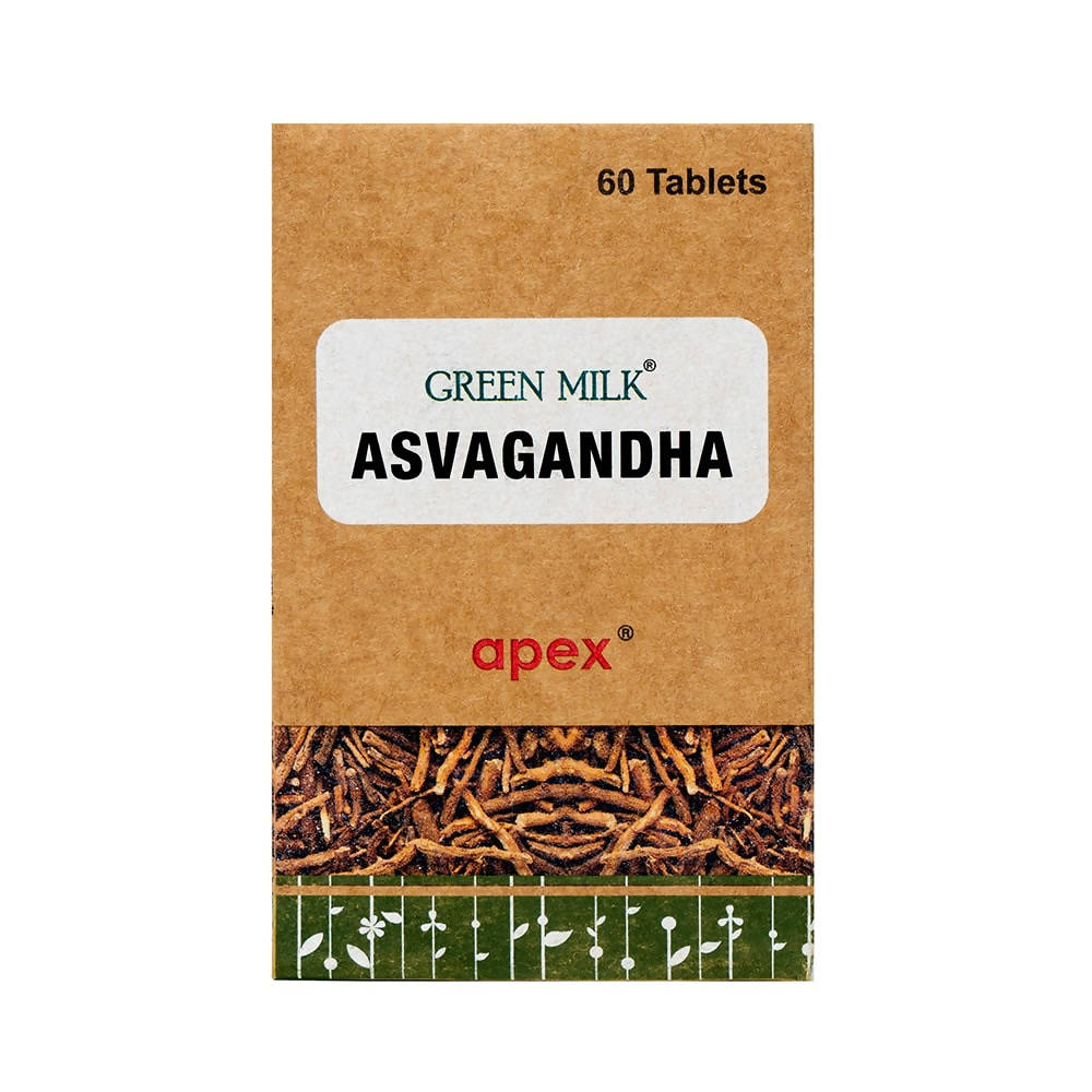 Apex Ayurvedic Green Milk Asvagandha Tablets