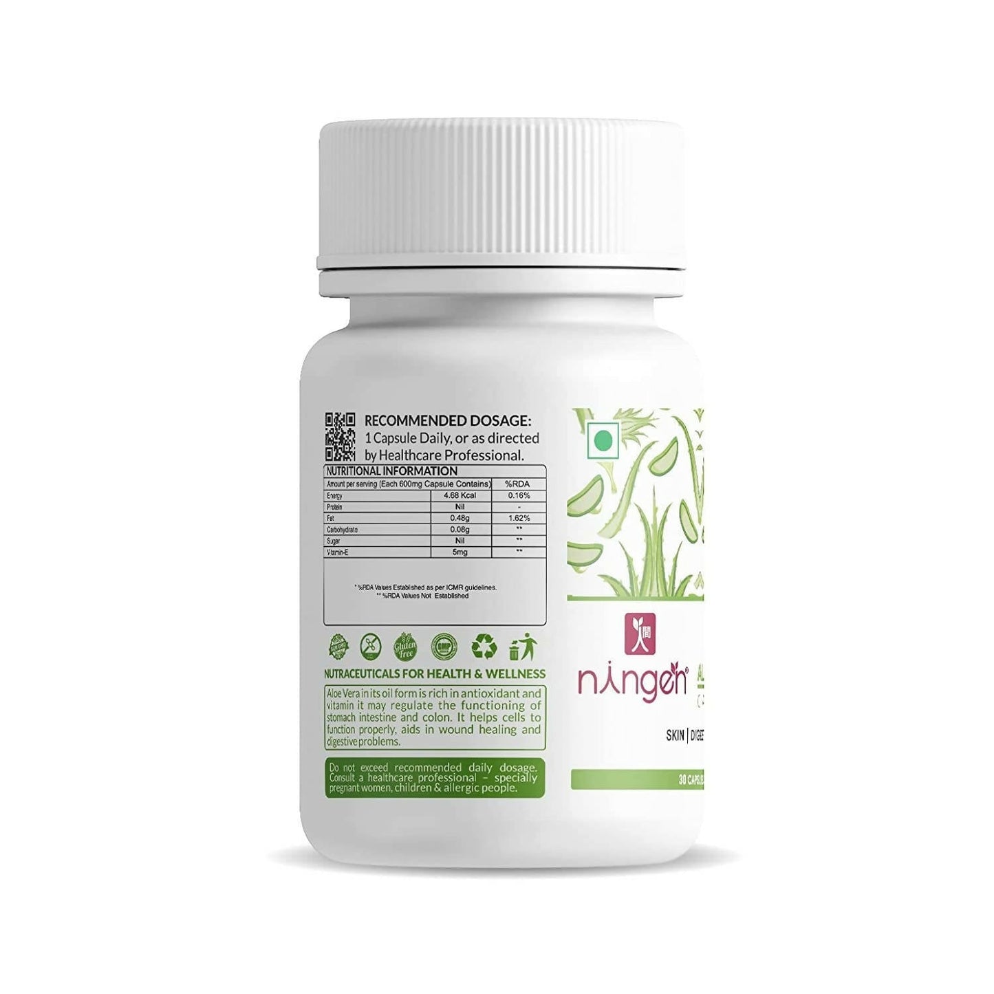 Ningen Aloe Vera Oil Capsules