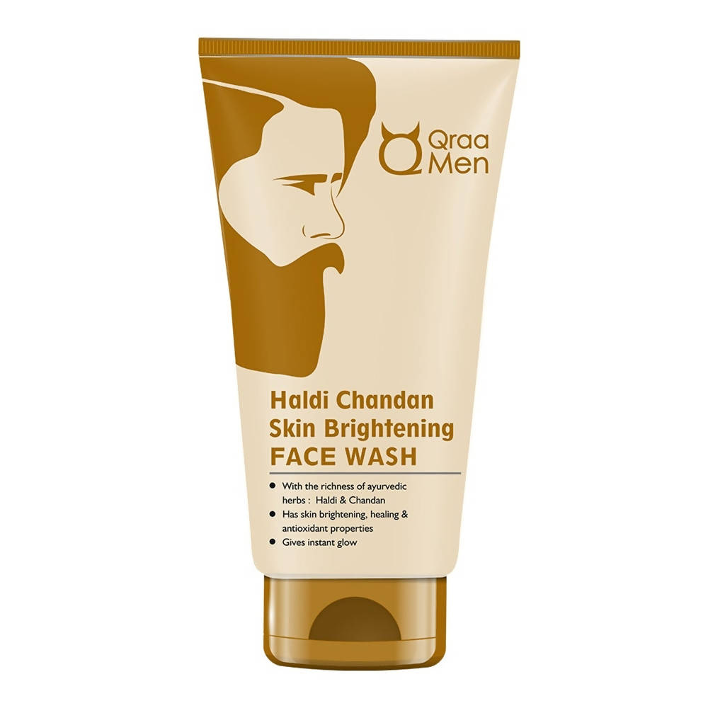 Qraa Men Haldi Chandan Skin Brightening Face Wash