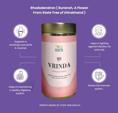 Shuddh Natural Cold Cough Relief Tea Vrinda Floral Tisane