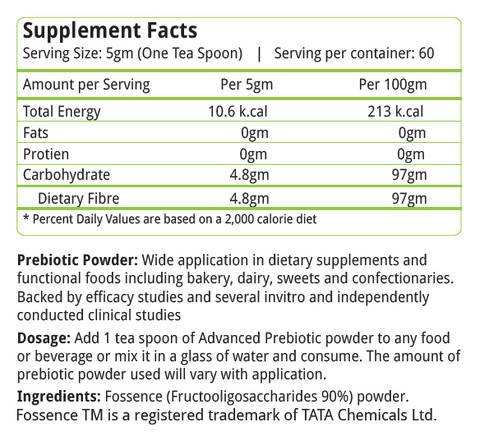 Nature's Velvet Advanced Prebiotics Powder