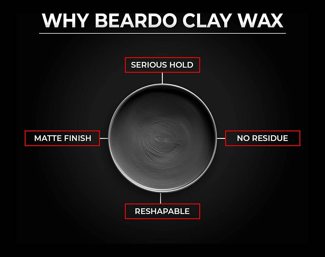 Beardo Hair Clay Wax - Strong Hold