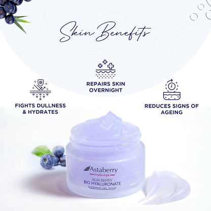 Astaberry Indulge Acai Berry Bio Hyaluronate Sleeping Gel Mask