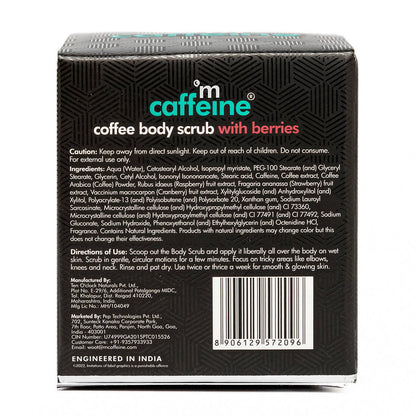 mCaffeine Coffee Body Scrub with Berries