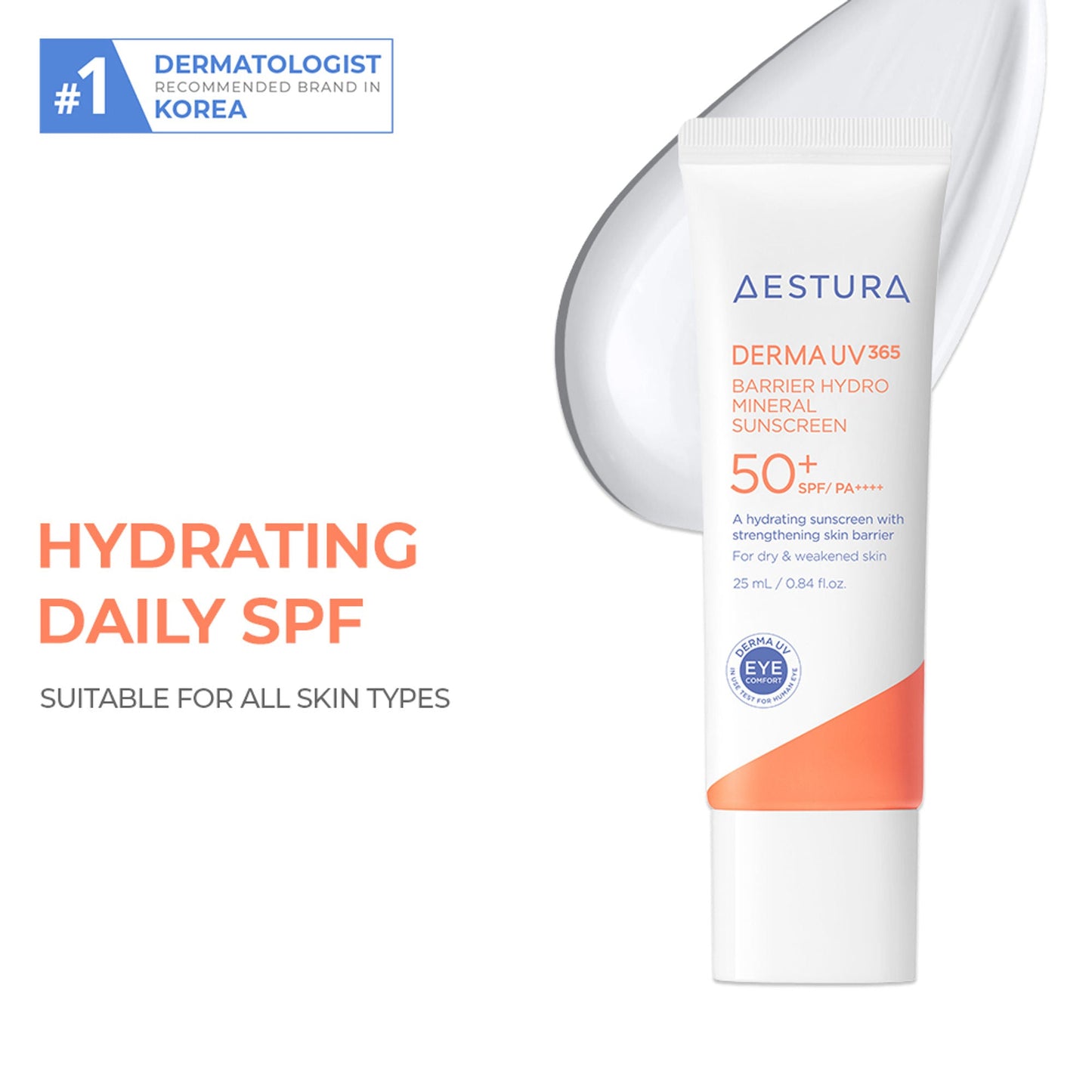 Aestura Derma UV365 Barrier Hydro Mineral Sunscreen 50+ SPF/PA++++