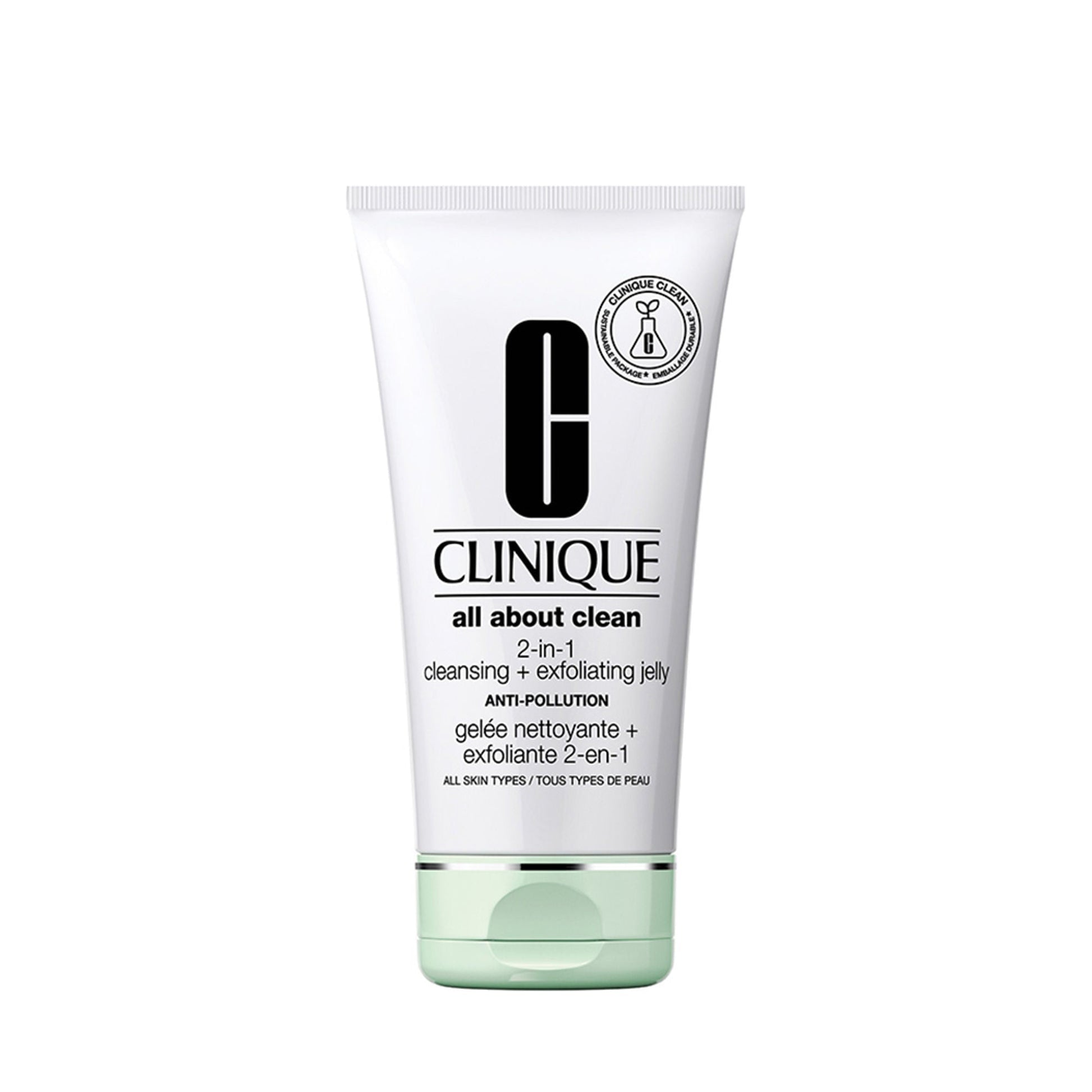 Clinique All About Clean 2-in-1 Cleansing + Exfoliating Jelly Anti-pollution - 150ML