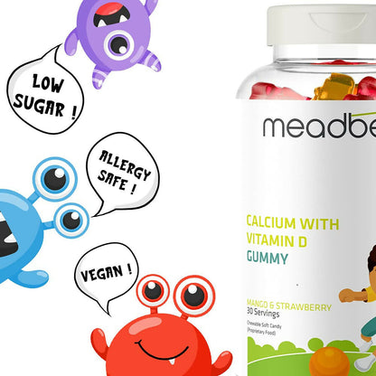 Meadbery Kids Calcium With Vitamin D Gummy