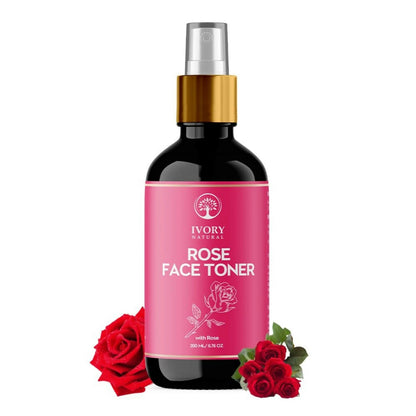 Ivory Natural Rose Facial Toner For Impurities, Soothing Hydration, Balancing Ph & Enhancing Skin Elasticity