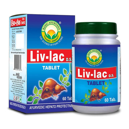 Basic Ayurveda Liv-Lac D.S. Tablets