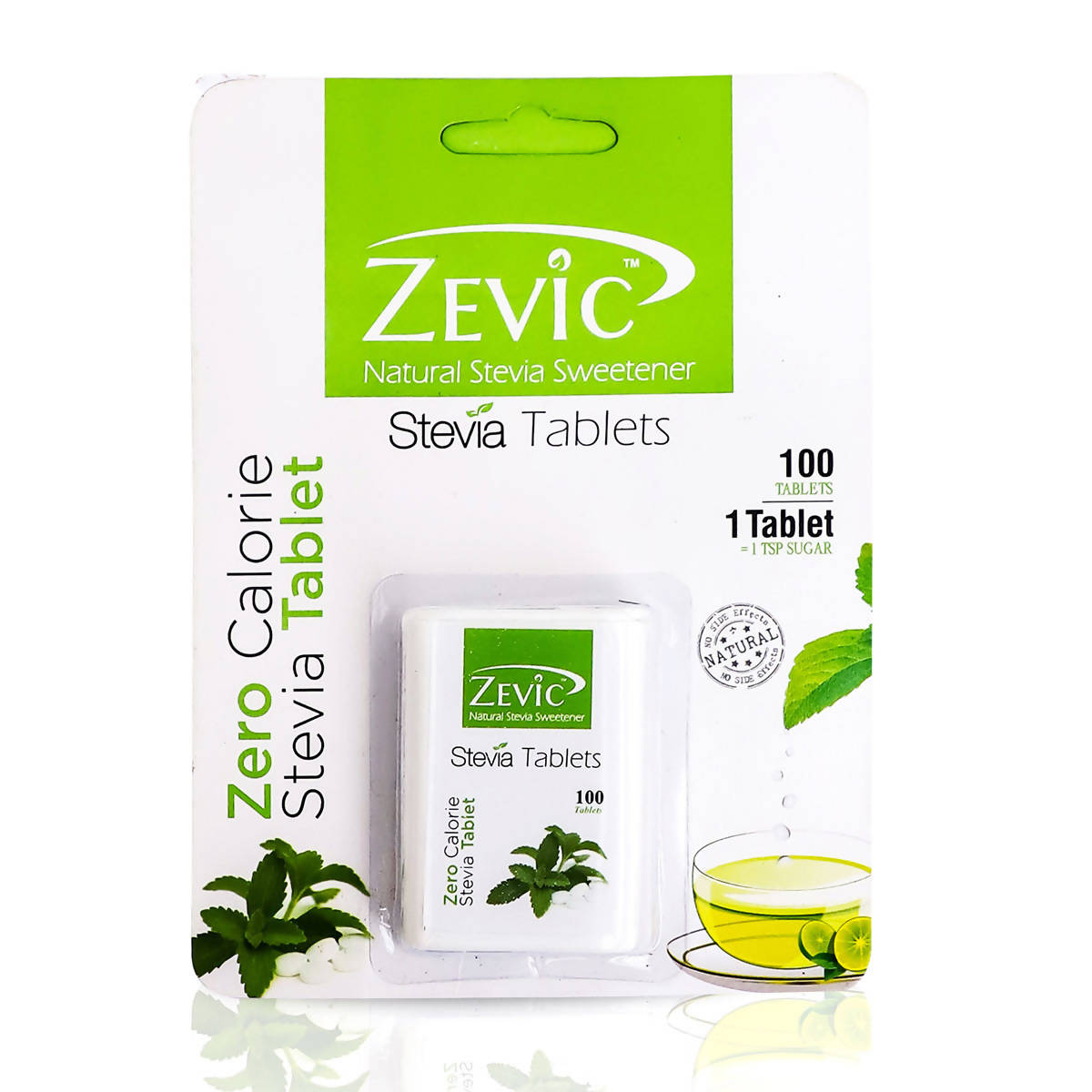 Zevic Stevia White Tablets - Drmedicart